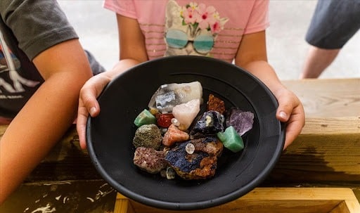 Spend a day mining unique gems at Pigeon Forge Gem Mine