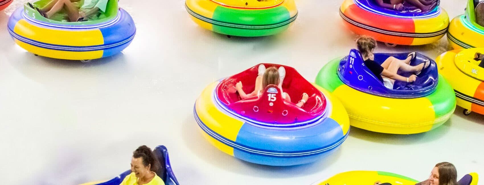 Trying out Ice Bumpers Cars is one of the fun things to do in Pigeon Forge.