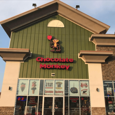 Chocolate-Monkey-in-pigeon-forge